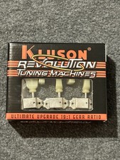 Kluson Revolution 19:1 Guitar Tuning Machines KRGLNC-3-N 3x3 Nickel EXCELLENT