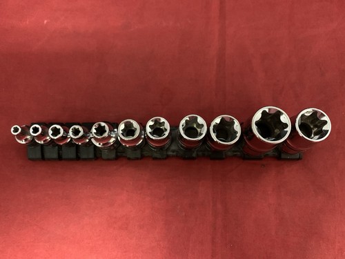 MATCO Tools ADV 11-PC Inverted Torx Sockets SABCX11V E4-E20; 1/4, 3/8, & 1/2" - Picture 9 of 9