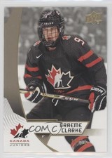 2019 Upper Deck Team Canada Juniors Midnight 33/50 Graeme Clarke #1 d8k