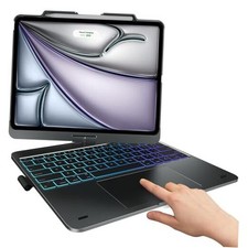 Keyboard Case for iPad Air 13-inch M4/M3/M2, 2026/2025/2024 , 360  Space Gray