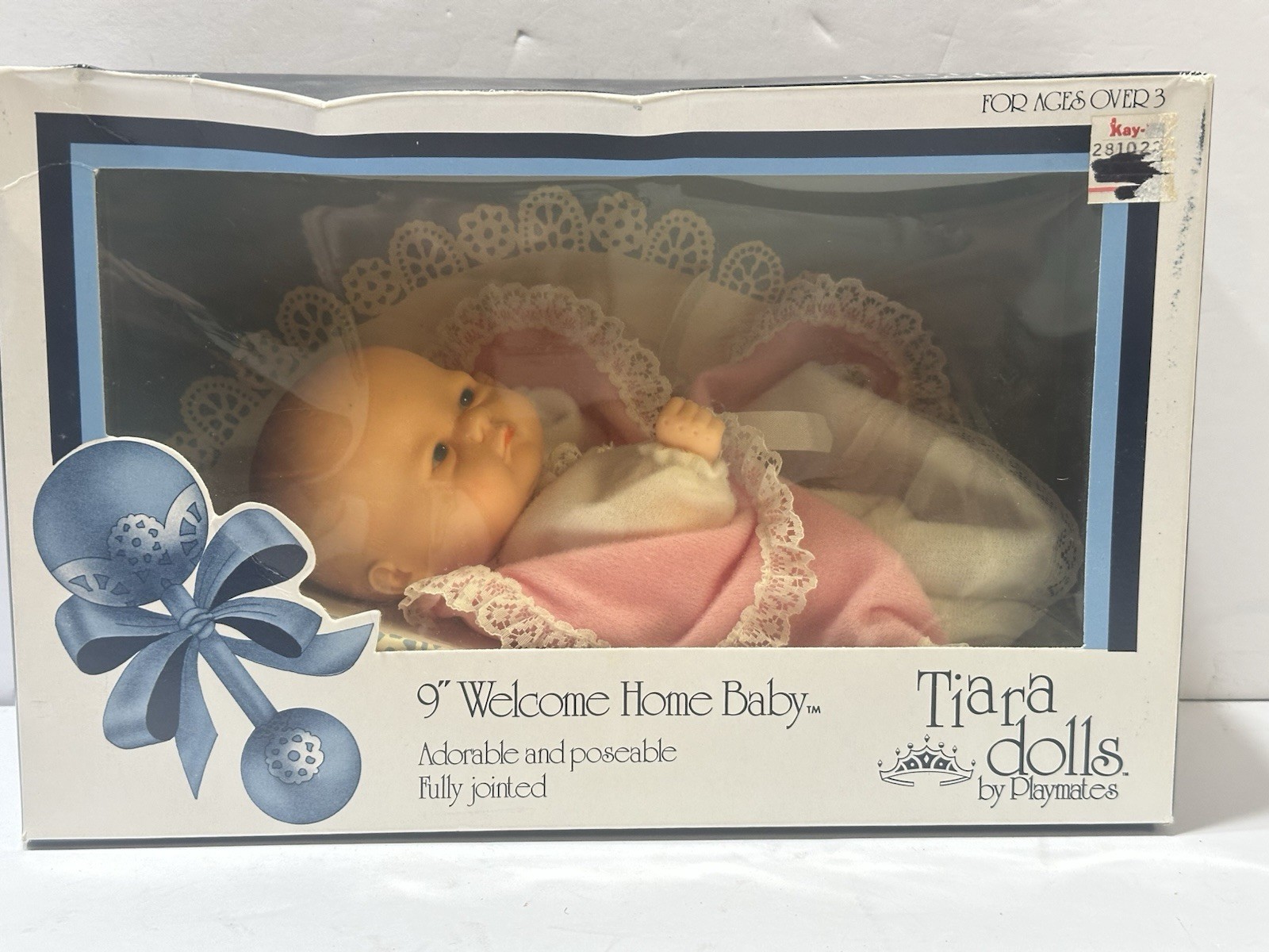 9&rdquo; Welcome Home Baby Jointed Poseable 1987  Pink