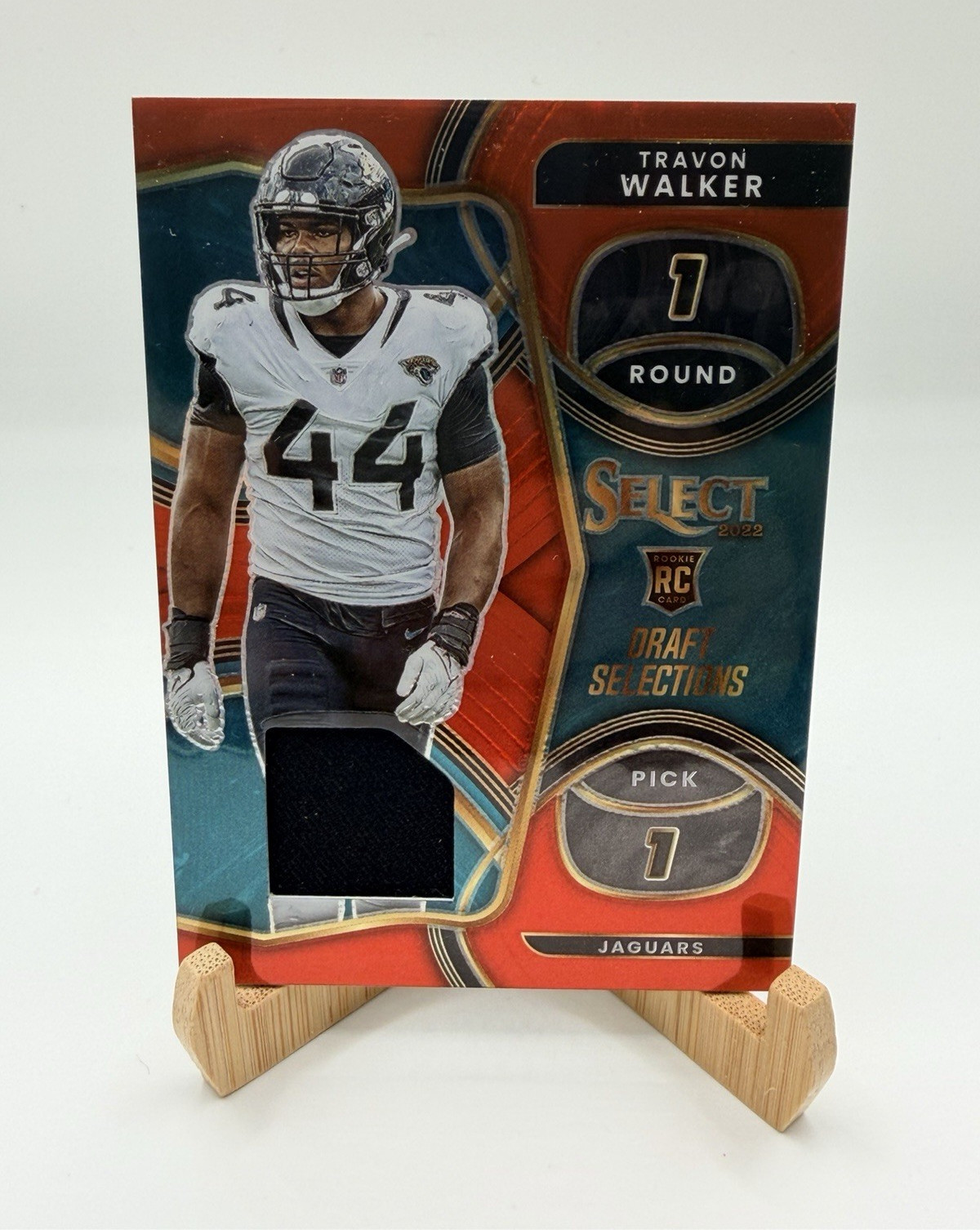 Panini 2022 Select Travon Walker Draft Selections Red Prizm DS-19