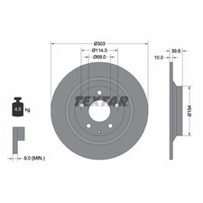 Bremsscheiben + Beläge hinten für Mazda CX-30 DM MX-30 DR | 589715