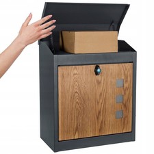 BRIEFKASTEN Postpakete GROß Zaun