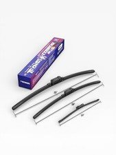 Vw Polo 2017-2026 Front Rear Wiper Blades Set Hq Silent Beam New Oe Style Vw Polo 2017-2026 Front Rear Wiper Blades Set Hq Silent Beam New Oe Style