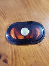 Vintage Tortoise Shell Double Mirror Compact Purse 