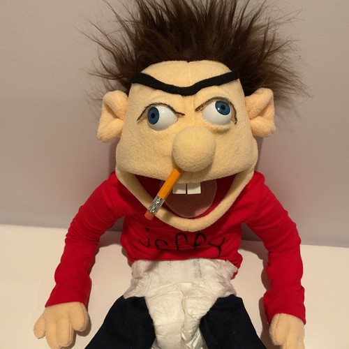 SML "ANGRY Jeffy" Puppe 23 cm Größe Handarbeit - Bild 1 von 14