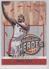 2013-14 Panini Prestige Hardcourt Heroes Rudy Gay #5 1b8