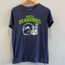 NEW NFL Seattle Seahawks Logo Screen Printed T Shirt Size Boys XL 14/16