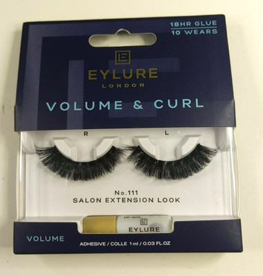 EYLURE London Volume & Curl False Eyelashes 10 Wears No. 110 Fashion Salon Look