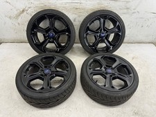 14-19 Ford Fiesta St 17 X 7 Black Wheels Wo Tires 4x108 Et47 Wt Mk6 Oem