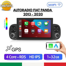 Autoradio Android Fiat Panda Stereo Auto 2 Din Schermo 9" Pollici Radio GPS USB