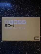Boss SD-1 Super Over Drive Guitar Effects Pedal Distortion Boxed