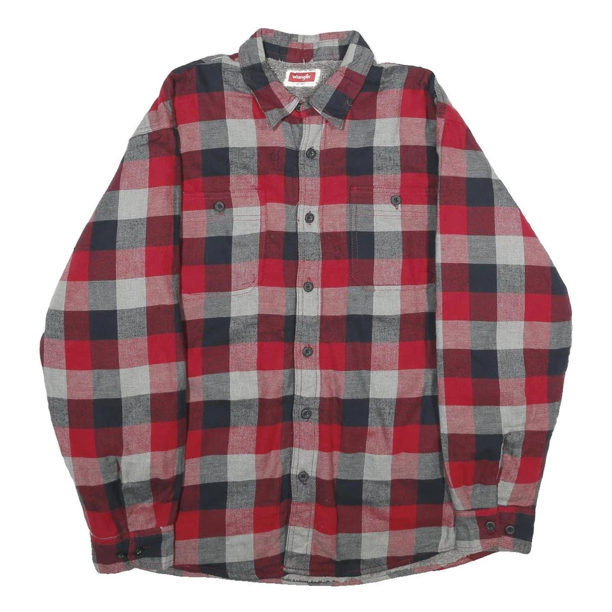 Wrangler Retro Americana Dress Rosso XL - Abito In Rayon Leggero, Scollo A V, Gonna Fluida, Maniche Corte