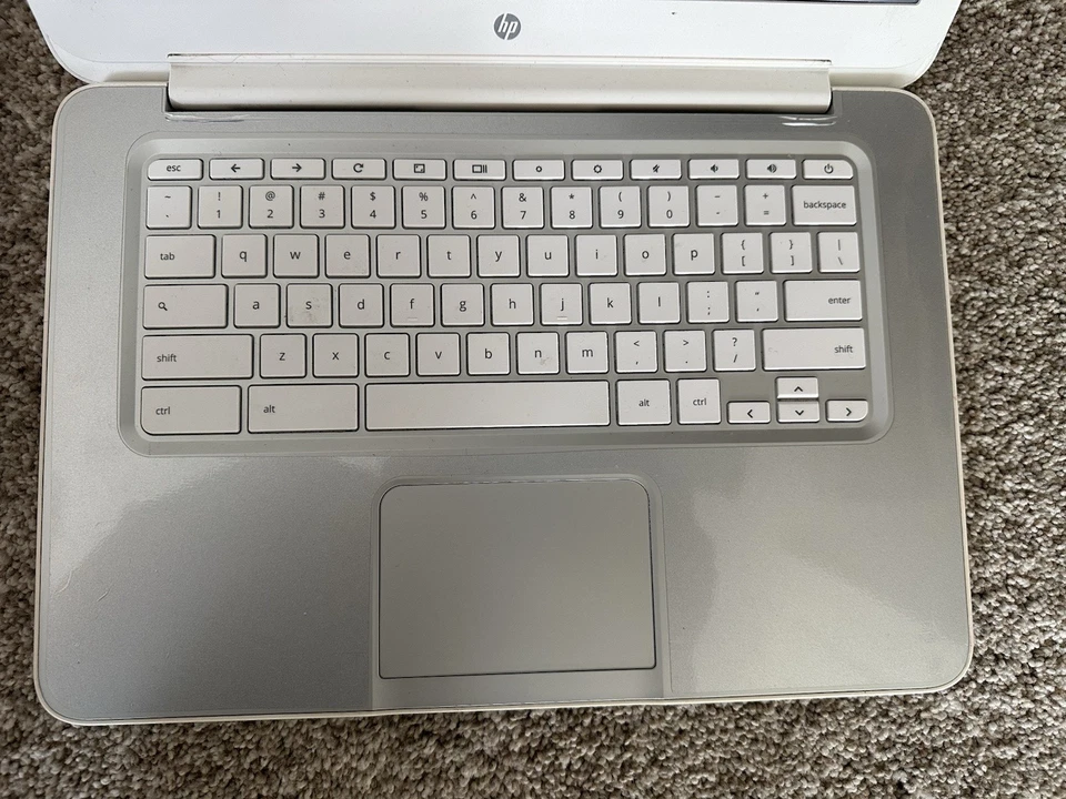 Netbook HP Chromebook 14 G1 SMB 14 4 GB RAM 16 GB SSD blanca LOTE DE 4 PIEZAS SOLAMENTE Foto 3 de 4