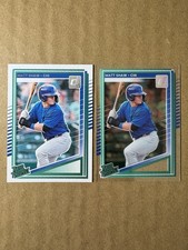 2025 Panini Donruss - Matt Shaw #143 Rated Prospect Base & Clearly Acetate Lot