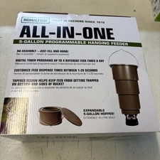 MOULTRIE 5-Gallon All-In-One Hanging Deer Feeder With Adjustable Timer. S 0123