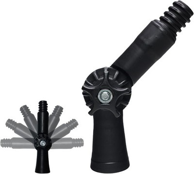 Rotatable Joint Angle Adaptor for Telescoping Extension Pole, Versatile for Wind
