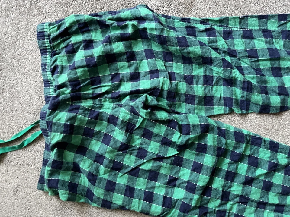 Pantalones de salón aerie verde y negro a cuadros talla grande largos Foto 4 de 4