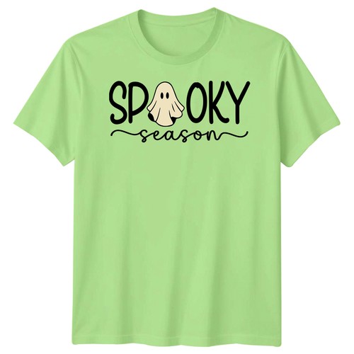 Spooky Season Halloween Ghost Mens T Shirt Womens Tee Graphic Unisex Apparel - Picture 24 of 36