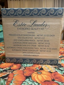 Vintage Estee Lauder Eyeworks Beauty Kit - NEW IN BOX - Maquillage Set Cadeau