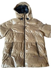 Michael Kors Puffer Jacket impermeabile shell cappotto peso invernale UK XL