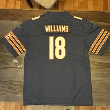 Caleb Williams #18 Jersey Men’s Small S Navy Stitched Chicago Bears With Tags