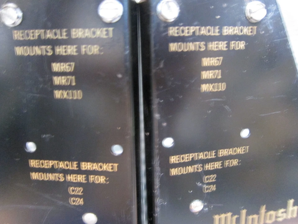 Pair Vintage Mcintosh Panlocs, C22/C24/MX110/MR71/MR67, Vintage USA - Image 3 of 4