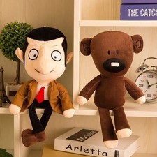 NEW OFFICIAL 10" MR BEAN PLUSH SOFT TOYS MR BEAN PLUSH TEDDY GREEN CAR