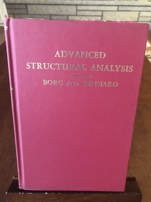Advanced Structural Analysis Borg and Gennaro HC 1960 *Good cond-see photos*