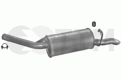 Silencieux arrière pour Ford Scorpio de 1985 à 1994 compatible moteurs 1.8 et 2.0