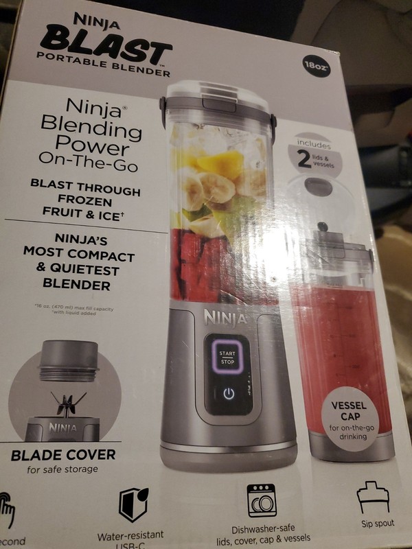 Ninja Blast 18oz Portable USB-C rechargeable Blender