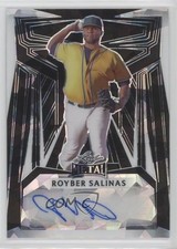 2023 Leaf Metal Auto Black Crystals 2/4 Royber Salinas #BA-RS2 Auto 0a17