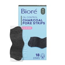 Biore Charcoal Deep Cleansing Pore Strips, Nose Strips for Blackhead Removal ...