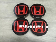 Fit-for Honda Accord Civic Cr-v Pilot Set Of 4pc Wheel Center Caps Emblem 69mm
