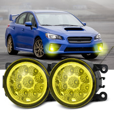 Pair Front Bumper LED Fog Light Clear Driving Lamps For SUBARU WRX 2015-2021