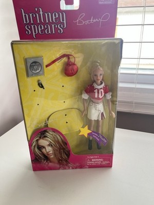 2000 Britney Spears Cheerleader Doll 11  Play Along w/Original Box-Missing Stand