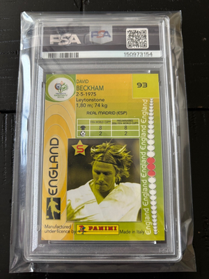 2006 Panini World Cup Germany David Beckham #93 England PSA 9 | eBay