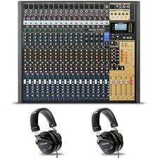 TASCAM Model 2400 24Channel Multitrack Recorder, Mixer W 2 TH300X Headphones