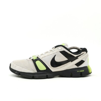 Nike Herren Dual Fusion TR Sneaker Weiß/Schwarz/Neongelb Low-Top ämpfung EU 44.5