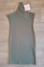 New with tags Missguided size 6 mini dress racer neck BNWT Khaki army green