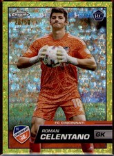 Roman Celentano #59 2023 Topps cromo MLS oro mini-diamante refractor #/50
