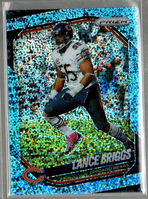 2025 Panini Prizm Prizms Blue Sparkle #257 Lance Briggs /96