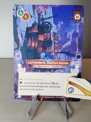 Altered TCG Karte FR - Axiom - Die Gießerei, Bastion Axiom BTG-028-R - Neu