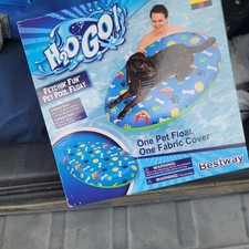 Bestway H2OGO Fetchin&rsquo; Fun Pet Pool Float for Dogs w/ Fabric Cover NEW
