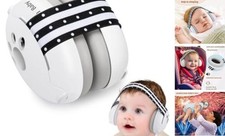 Baby Ear Protection, Noise Cancelling Headphones for Babies and Toddlers Black