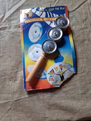 Keep The Beat Play It Sharp Tambourine Stick For Ages 2 And Up