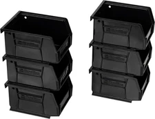 30210 AkroBins Plastic Storage Bins, Space-Saving Stackable Bins for Garage, ...