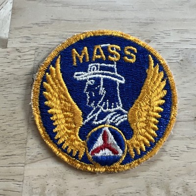 vintage USAF Civil Air Patrol Massachusetts Wing SQUADRON Patch 1/5/26