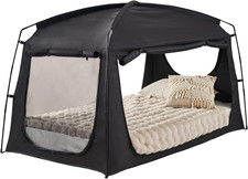 Privacy Sleep Indoor Bed Tent for Adults Kids, Portable Blackout 90 Canopy Tent